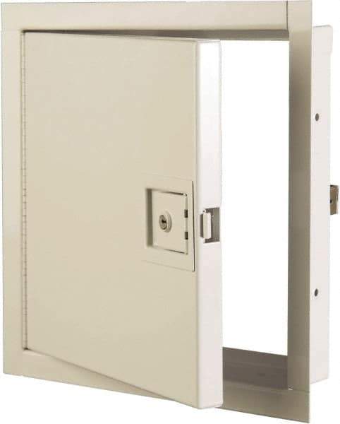 Karp - 14" Wide x 14" High, Steel Non Insulated Fire Rated Access Door - 12" Opening Width, 12" Opening Height - Exact Tool & Supply
