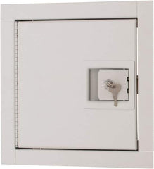 Karp - 10" Wide x 10" High, Steel Non Insulated Fire Rated Access Door - 8" Opening Width, 8" Opening Height - Exact Tool & Supply