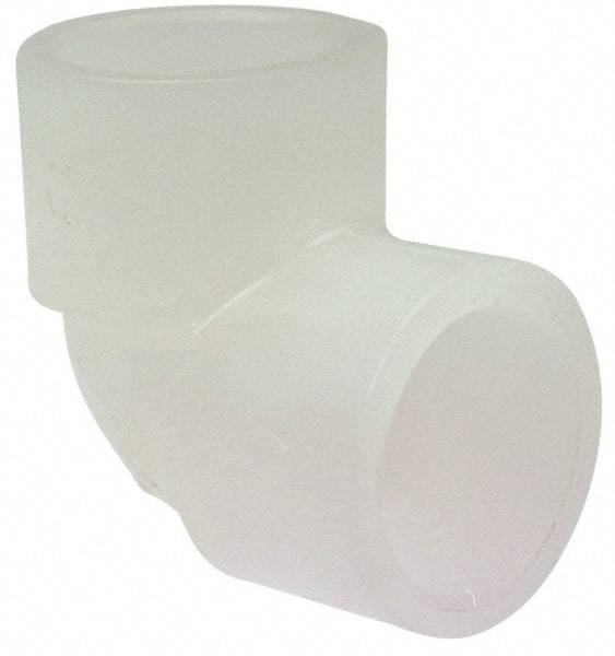 NIBCO - 2" Polypropylene Plastic Pipe 90° Elbow Socket - Schedule 80, S x S End Connections - Exact Tool & Supply