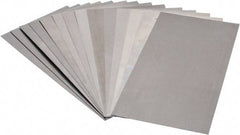 Made in USA - 15 Piece, 0.001 to 0.031 Inch Thickness, Steel Shim Stock Sheet Assortment - 12 Inch Long x 6 Inch Wide - Exact Tool & Supply