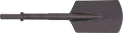 Ingersoll-Rand - 5-1/2" Head Width, 16" OAL, 0.7" Shank Diam, Spade Chisel - Hex Drive, Hex Shank, Steel - Exact Tool & Supply