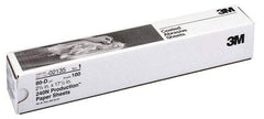 3M - 80 Grit, Aluminum Oxide Sanding Sheet - 17-1/2" Long x 2-3/4" Wide, Medium Grade, D Weighted Paper Backing - Exact Tool & Supply