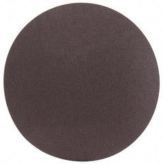 Norton - 24" Diam, 50 Grit Aluminum Oxide Adhesive PSA Disc - Coarse Grade, Brown, X Weighted Backing, Flexible - Exact Tool & Supply