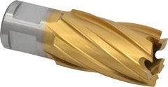 Hougen - 7/8" Diam x 1" Deep High Speed Steel Annular Cutter - Exact Tool & Supply
