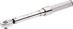 Proto - 1/4" Drive Micrometer Type Ratchet Head Torque Wrench - 10 In/Lb to 50 In/Lb Torque, 9-1/2" OAL - Exact Tool & Supply