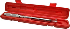 Proto - 3/8" Drive Micrometer Fixed Head Torque Wrench - 200 In/Lb to 119 N/m Torque, 15-13/64" OAL, 5 In/Lb Graduation, Ratchet Head - Exact Tool & Supply