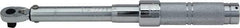 Proto - 3/8" Drive Micrometer Type Ratchet Head Torque Wrench - 200 In/Lb to 119 N/m Torque, 15-1/2" OAL, 5 In/Lb Graduation, Ratchet Head - Exact Tool & Supply