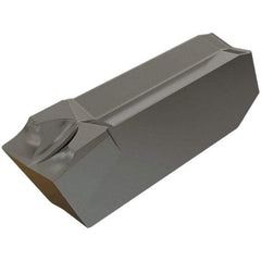 Iscar - 22J8GIM Grade IC328, 2.2mm Cutting Width Carbide Grooving Insert - Left Hand, 0.17mm Corner Radius, TiCN Finish - Exact Tool & Supply