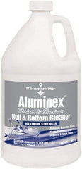 CRC - Water-Based Solution Pontoon and Aluminum Hull Cleaner - 1 Gallon Bottle, Up to 32°F Freezing Point - Exact Tool & Supply