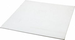 Made in USA - 12" Long, 12" Wide, 1/8" Thick, Silicone Rubber Foam Sheet - 35 to 45 Durometer, White, -20 to 500°F, 640 psi Tensile Strength, Plain Backing, Stock Length - Exact Tool & Supply