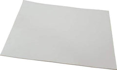 Made in USA - 12" Long, 12" Wide, 1/16" Thick, Silicone Rubber Foam Sheet - 35 to 45 Durometer, White, -20 to 500°F, 640 psi Tensile Strength, Adhesive Backing, Stock Length - Exact Tool & Supply