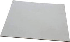 Made in USA - 12" Long, 12" Wide, 1/8" Thick, Silicone Rubber Foam Sheet - 35 to 45 Durometer, White, -20 to 500°F, 640 psi Tensile Strength, Adhesive Backing, Stock Length - Exact Tool & Supply