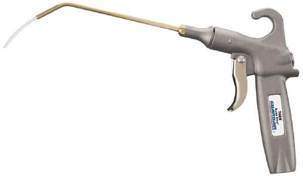 Guardair - 120 Max psi Safety Flexible Extension Tube Pistol Grip Blow Gun - 1/4 NPT, 12" Tube Length, Aluminum - Exact Tool & Supply
