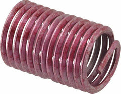 Heli-Coil - Single Insert, 3/4-10 UNC, 2D, Stainless Steel Screw Locking Insert - 13 Free Coils, 1-1/2 Inch Overall Length, 0.881 to 0.906 Inch Outside Diameter, with Tang, Bright Finish, 304 Material Grade - Exact Tool & Supply