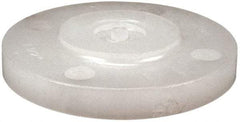 NIBCO - 1-1/2" Pipe, 5" OD, Polypropylene Blind Pipe Flange - Schedule 80, Natural - Exact Tool & Supply