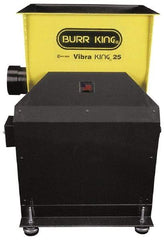 Burr King - 1-1/2 hp, Vibratory Tumbler - Flow Through Drain - Exact Tool & Supply