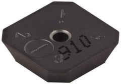 Iscar - SEKN42 42 Grade IC910 Carbide Milling Insert - AlTiN Finish, 0.1252" Thick, 1/2" Inscribed Circle - Exact Tool & Supply