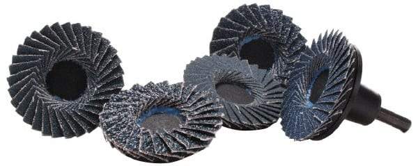 Merit Abrasives - 3" Diam Quick-Change Type S Disc Backing Pad - 1/4" Shank Diam, 30,000 RPM, Power-Lock Type 3 Compatible - Exact Tool & Supply