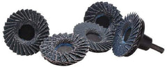 Merit Abrasives - 3" Diam Quick-Change Type S Disc Backing Pad - 1/4" Shank Diam, 30,000 RPM, Power-Lock Type 3 Compatible - Exact Tool & Supply