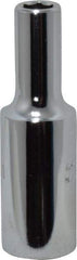 Proto - 3/8" Drive, Deep Hand Socket - 6 Points, 2-1/8" OAL, Chrome Finish - Exact Tool & Supply