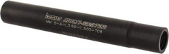 Iscar - Multimaster 1/2" 90° Stepped Shank Milling Tip Insert Holder & Shank - 0.48" Neck Diam, T08 Neck Thread, 3.54" OAL, Steel MM S-A Tool Holder - Exact Tool & Supply