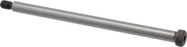 Value Collection - 3/8" Shoulder Diam x 6" Shoulder Length, 5/16-18 UNC, Hex Socket Shoulder Screw - 4140 Alloy Steel, Uncoated, 1/4" Head Height x 9/16" Head Diam - Exact Tool & Supply