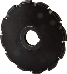 Cutting Tool Technologies - Arbor Hole Connection, 3/8" Cutting Width, 2.03" Depth of Cut, 6" Cutter Diam, 1-1/4" Hole Diam, Indexable Slotting Cutter - RA Toolholder, RDC 32.5 Insert, Right Hand Cutting Direction - Exact Tool & Supply