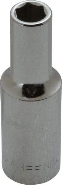 Blackhawk by Proto - 3/8" Drive, Deep Hand Socket - 6 Points, 2-7/64" OAL, Chrome Finish - Exact Tool & Supply
