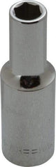 Blackhawk by Proto - 3/8" Drive, Deep Hand Socket - 6 Points, 2-7/64" OAL, Chrome Finish - Exact Tool & Supply