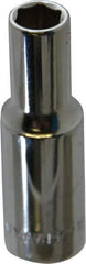 Blackhawk by Proto - 3/8" Drive, Deep Hand Socket - 6 Points, 2-7/64" OAL, Chrome Finish - Exact Tool & Supply
