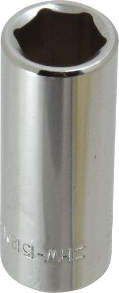 Blackhawk by Proto - 3/8" Drive, Deep Hand Socket - 6 Points, 1-13/16" OAL, Chrome Finish - Exact Tool & Supply