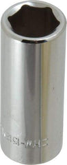 Blackhawk by Proto - 3/8" Drive, Deep Hand Socket - 6 Points, 1-13/16" OAL, Chrome Finish - Exact Tool & Supply