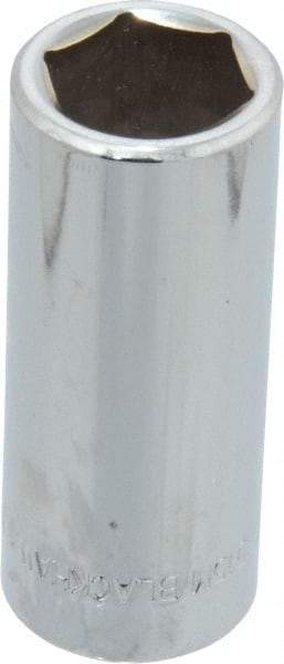Blackhawk by Proto - 3/8" Drive, Deep Hand Socket - 6 Points, 2-7/64" OAL, Chrome Finish - Exact Tool & Supply