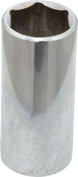Blackhawk by Proto - 3/8" Drive, Deep Hand Socket - 6 Points, 2-13/64" OAL, Chrome Finish - Exact Tool & Supply