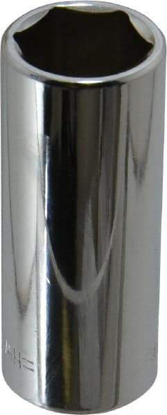Blackhawk by Proto - 5/8", 3/8" Drive, Deep Hand Socket - 6 Points, 2-3/32" OAL, Chrome Finish - Exact Tool & Supply