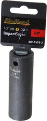 Blackhawk by Proto - 1/2" Drive 3/4" Deep Impact Socket - 6 Points, 3-5/16" OAL - Exact Tool & Supply