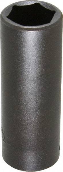 Blackhawk by Proto - 1/2" Drive 7/8" Deep Impact Socket - 6 Points, 3-1/2" OAL - Exact Tool & Supply