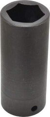 Blackhawk by Proto - 1/2" Drive 1" Deep Impact Socket - 6 Points, 3-1/2" OAL - Exact Tool & Supply