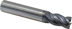 SGS - 14mm, 26mm LOC, 14mm Shank Diam, 83mm OAL, 4 Flute, Solid Carbide Square End Mill - Single End, AlTiN Finish, Spiral Flute, Variable° Helix, Right Hand Cut, Right Hand Flute, Series Z1M - Exact Tool & Supply