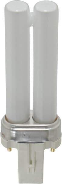 Philips - 5 Watt Fluorescent Commercial/Industrial 2 Pin Lamp - 2,700°K Color Temp, 250 Lumens, PLS, 10,000 hr Avg Life - Exact Tool & Supply