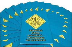 Marcom - Preventing Sexual Harassment for Managers and Supervisors Training Booklet - English and Spanish, Safety Meeting Series - Exact Tool & Supply