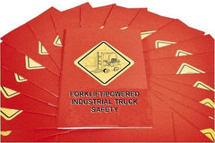 Marcom - Forklift Powered Industrial Truck Safety Training Booklet - English and Spanish, Regulatory Compliance Series - Exact Tool & Supply