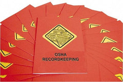 Marcom - OSHA Record Keeping Training Booklet - English and Spanish, Regulatory Compliance Series - Exact Tool & Supply