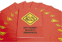 Marcom - DOT HazMat Security Awareness Training Booklet - English, Regulatory Compliance Series - Exact Tool & Supply