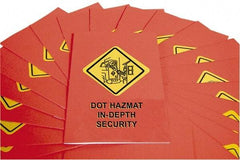 Marcom - DOT In-Depth HazMat Security Training Training Booklet - English, Regulatory Compliance Series - Exact Tool & Supply