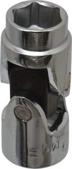 Blackhawk by Proto - 3/8" Drive, Standard Hand Socket - 6 Points, 1-51/64" OAL, Alloy Steel, Chrome Finish - Exact Tool & Supply