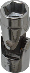 Blackhawk by Proto - 3/8" Drive, Standard Hand Socket - 6 Points, 1-29/32" OAL, Alloy Steel, Chrome Finish - Exact Tool & Supply
