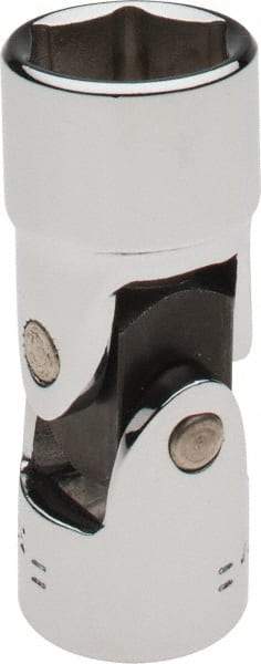 Blackhawk by Proto - 3/8" Drive, Standard Hand Socket - 6 Points, 2" OAL, Alloy Steel, Chrome Finish - Exact Tool & Supply