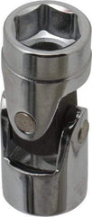 Blackhawk by Proto - 1/2", 3/8" Drive, Standard Hand Socket - 6 Points, 1-51/64" OAL, Alloy Steel, Chrome Finish - Exact Tool & Supply