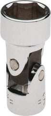 Blackhawk by Proto - 11/16", 3/8" Drive, Standard Hand Socket - 6 Points, 1-29/32" OAL, Alloy Steel, Chrome Finish - Exact Tool & Supply